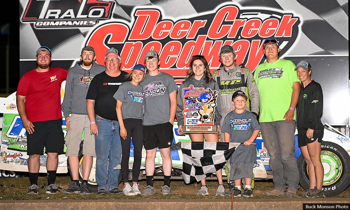 Jim Chisholm won the USRA Modified main event.